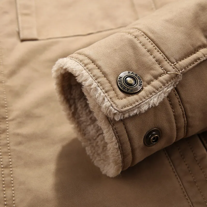 Antonios Cotton Fleece Winter Jacket