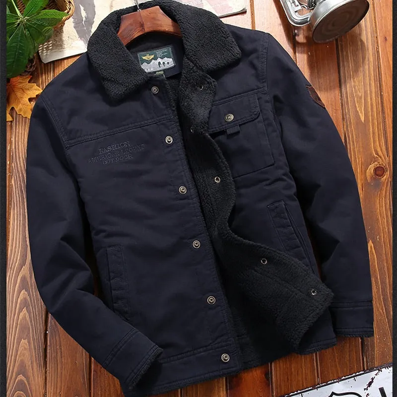 Antonios Cotton Fleece Winter Jacket