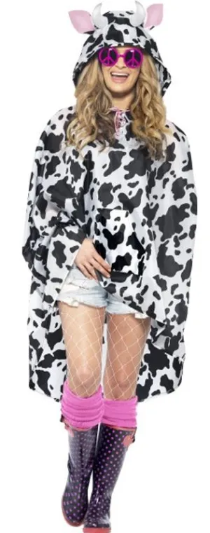 Cow Party Poncho