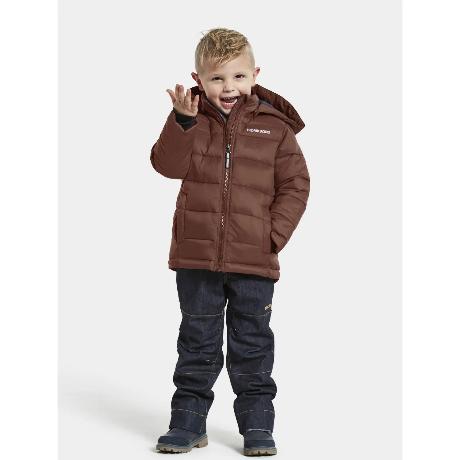 Didriksons Earth Brown Rodi Kids Jacket