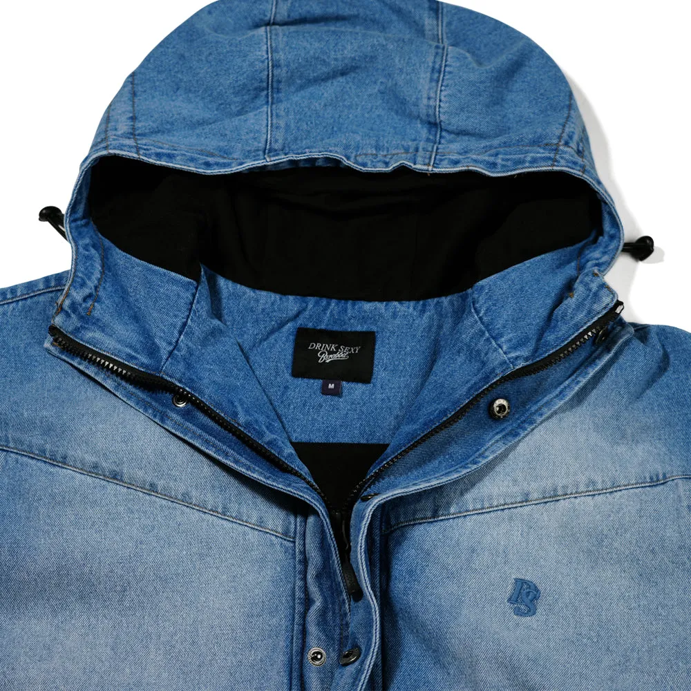 DSXBS WAX REAL DENIM HOODED JACKET