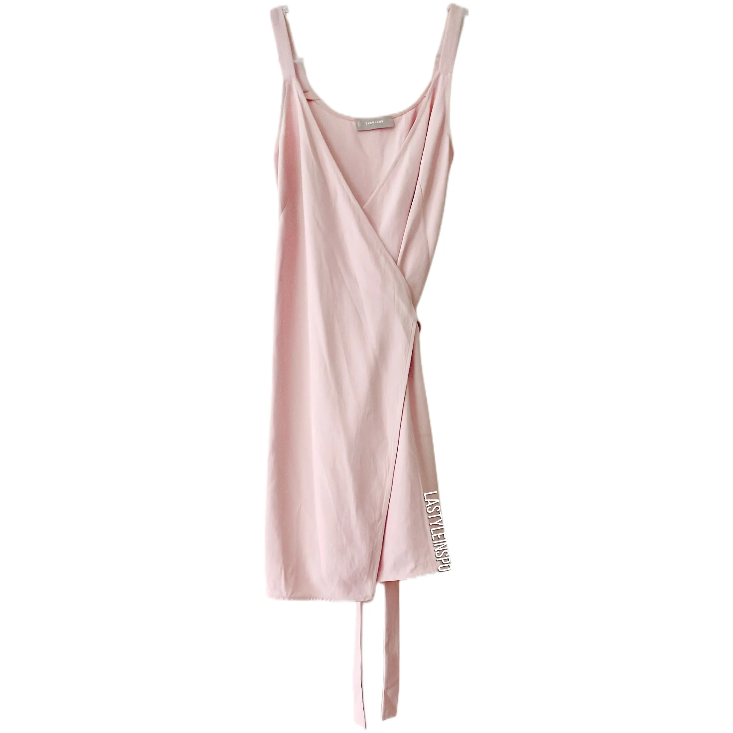 Everlane Pale Pink Wrap Dress Size 0