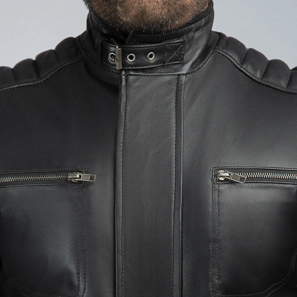 Freeway Leather Biker Jacket