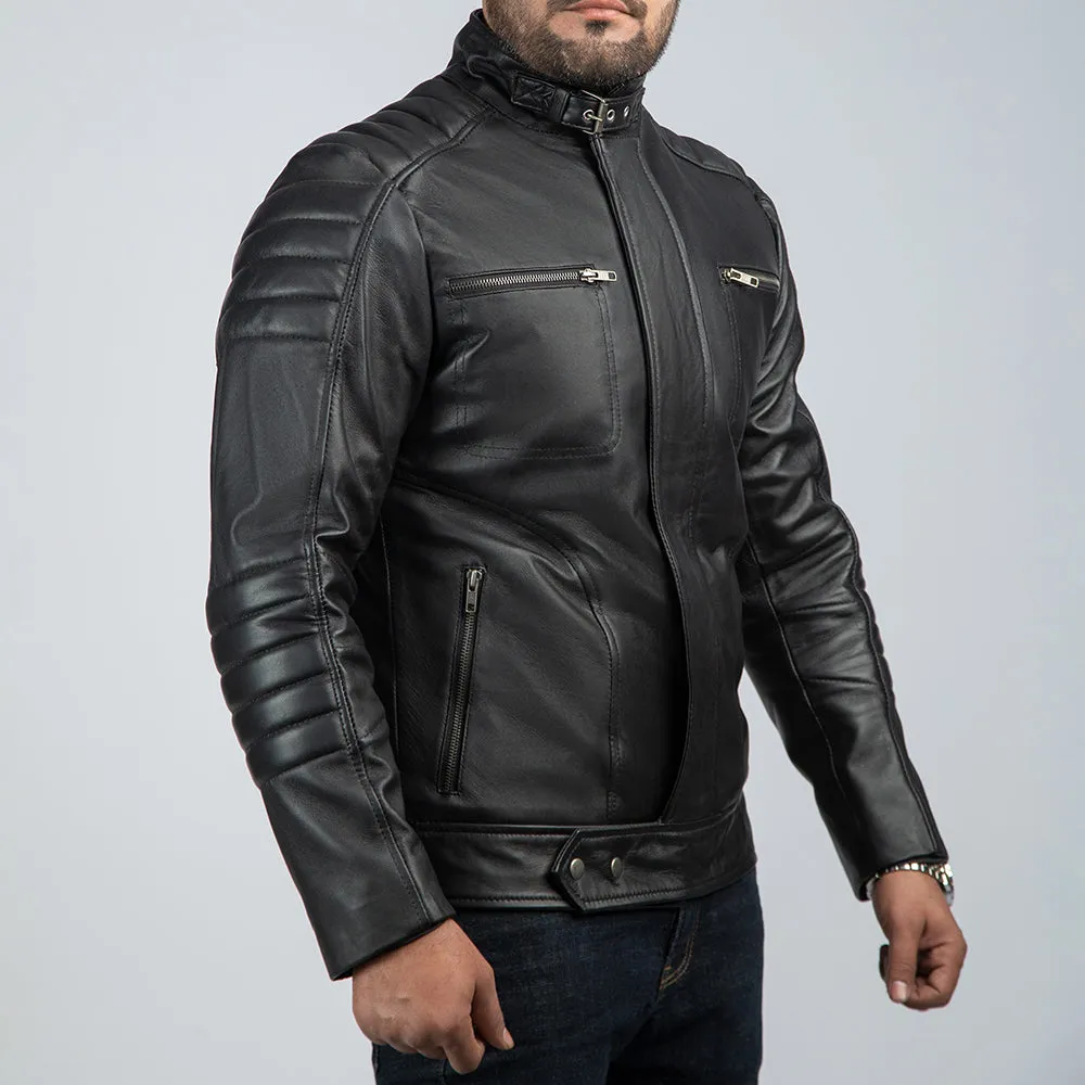 Freeway Leather Biker Jacket