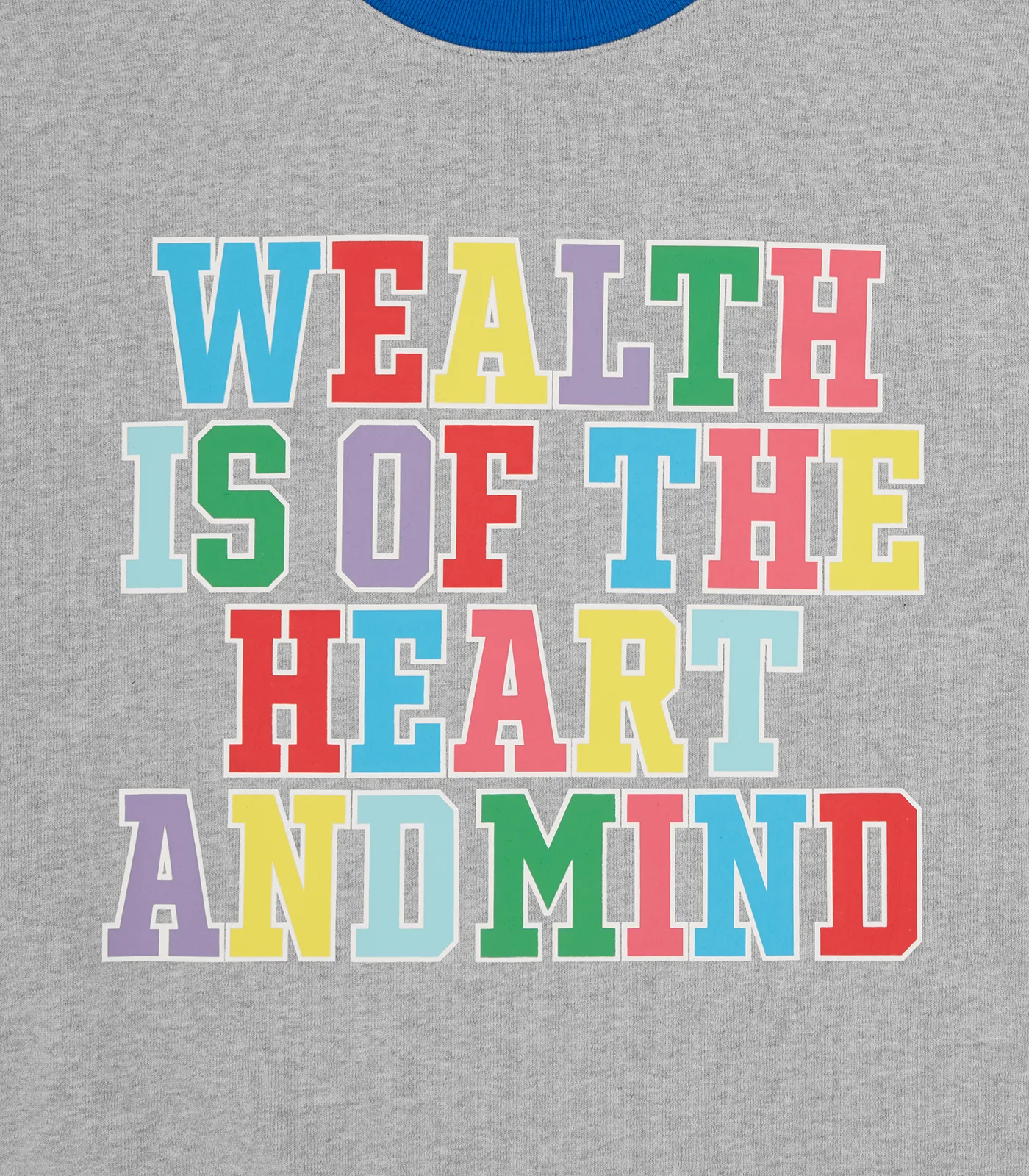 HEART & MIND CREWNECK - HEATHER GREY