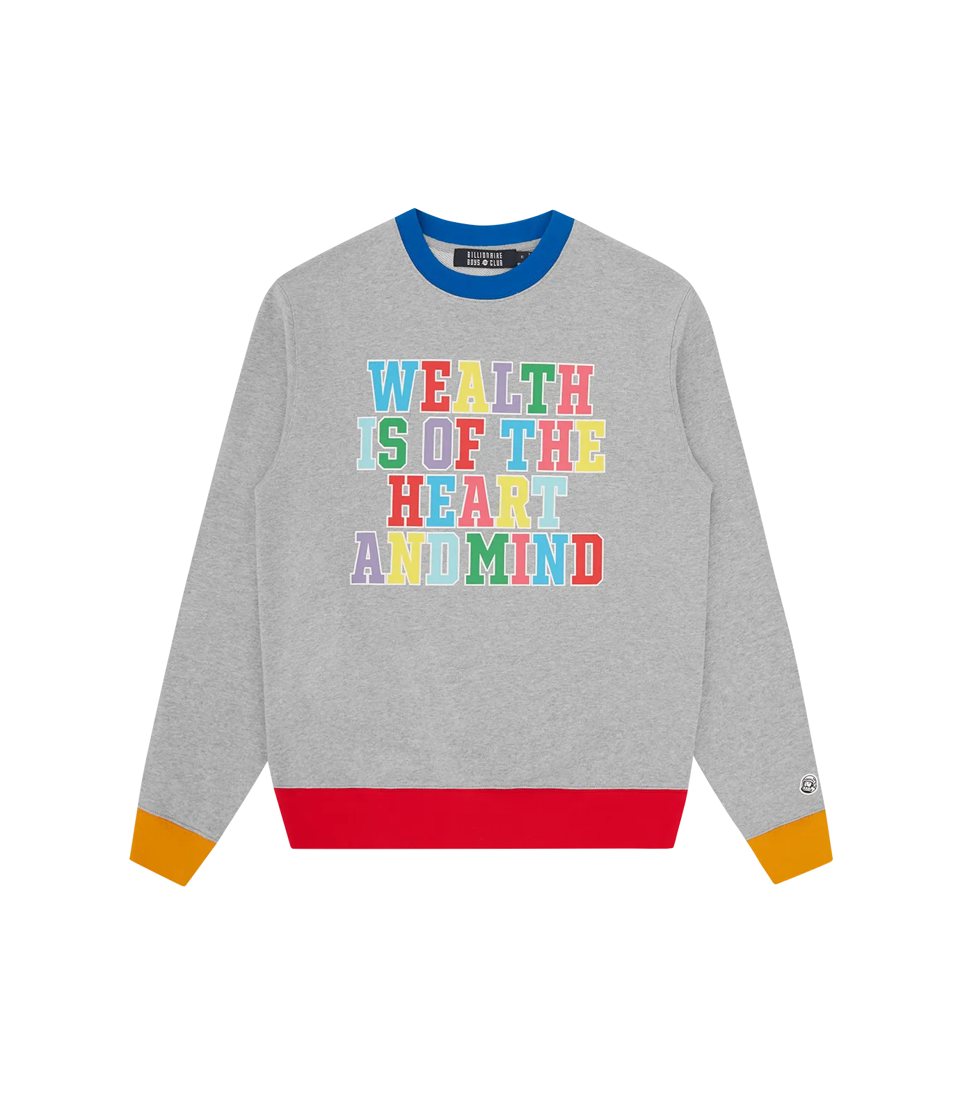 HEART & MIND CREWNECK - HEATHER GREY