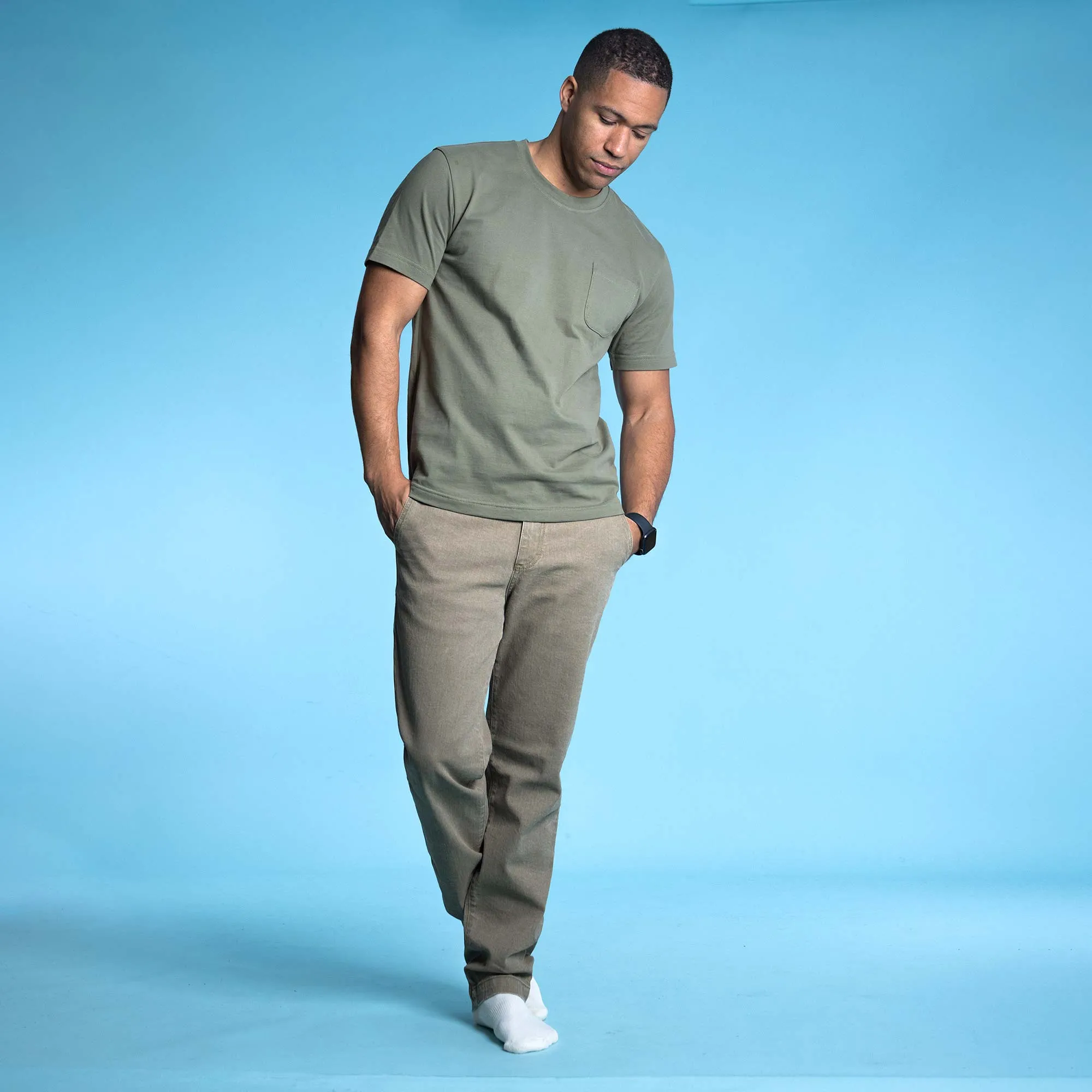 MAC 99% Organic Cotton Comfort Stretch Chinos (Clay Dye)