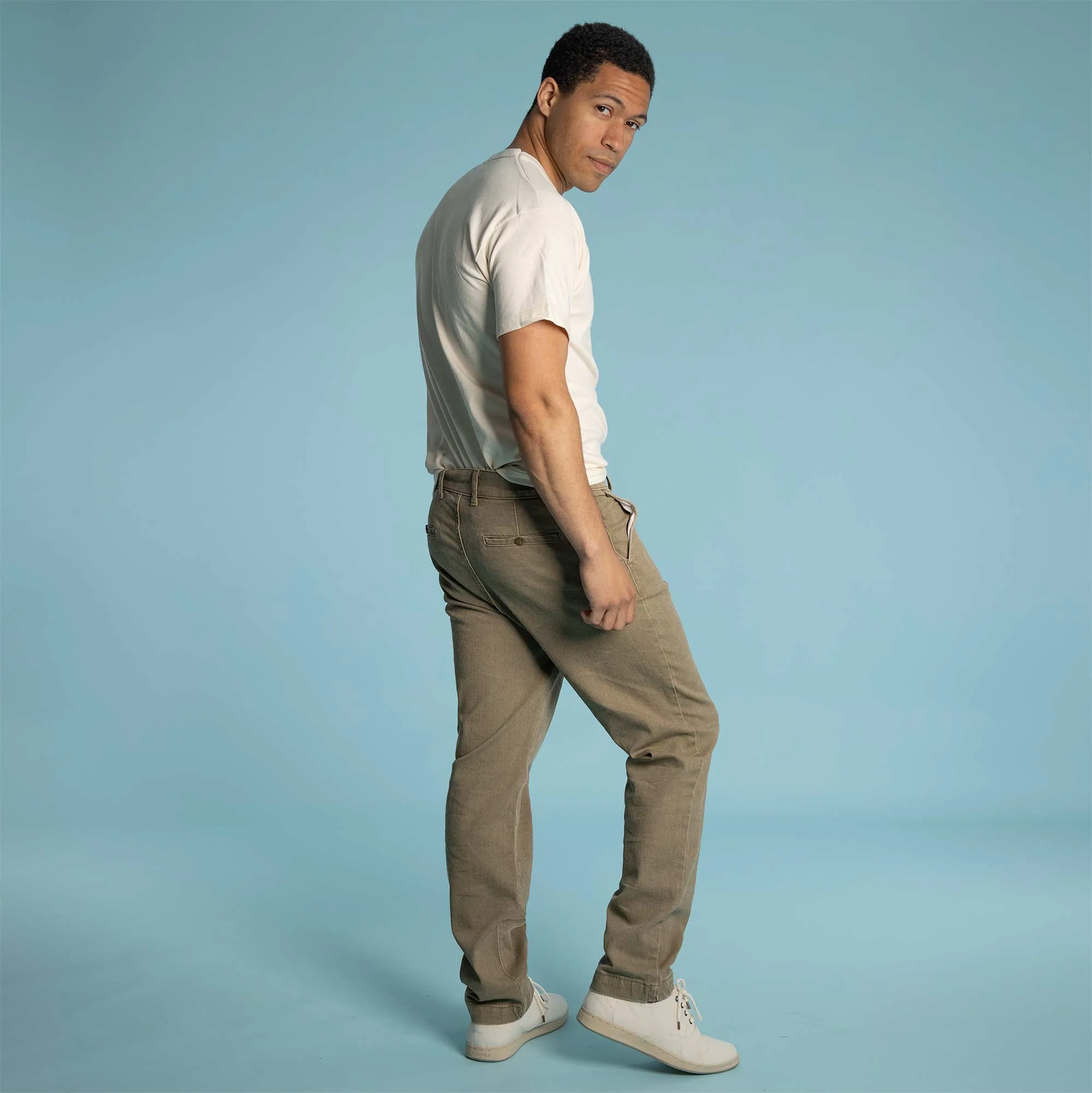 MAC 99% Organic Cotton Comfort Stretch Chinos (Clay Dye)