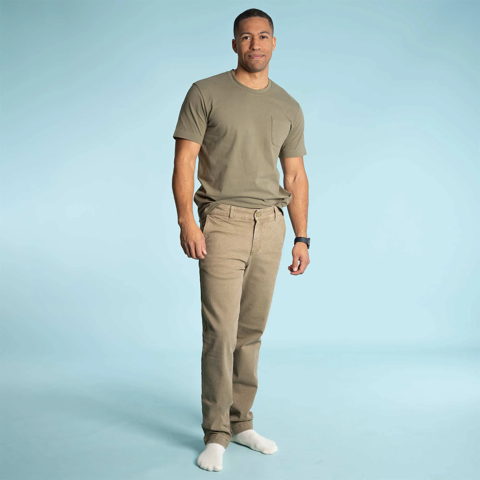 MAC 99% Organic Cotton Comfort Stretch Chinos (Clay Dye)