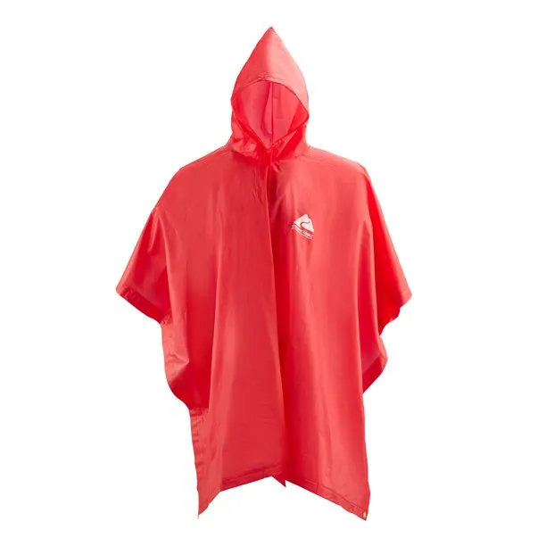 OZARK TRAIL - Adult Rainwear Poncho, Red