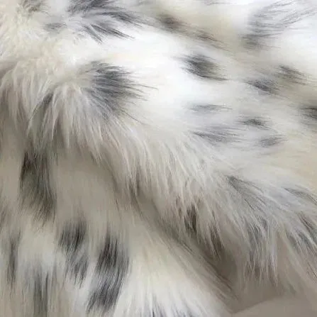 Reka Faux Snow Leopard Fur Maxi Coat