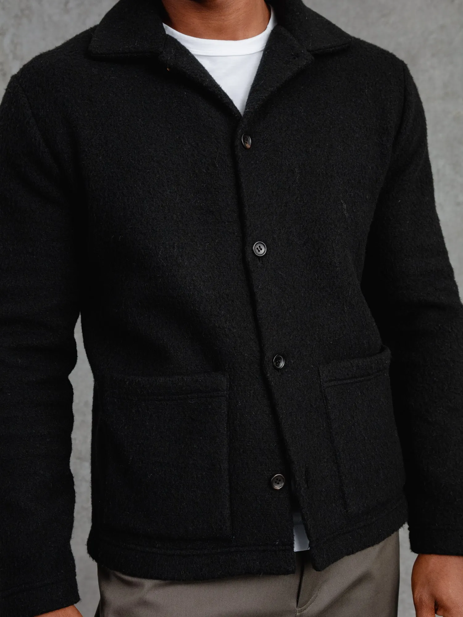 The Fleece Button Through Jacket