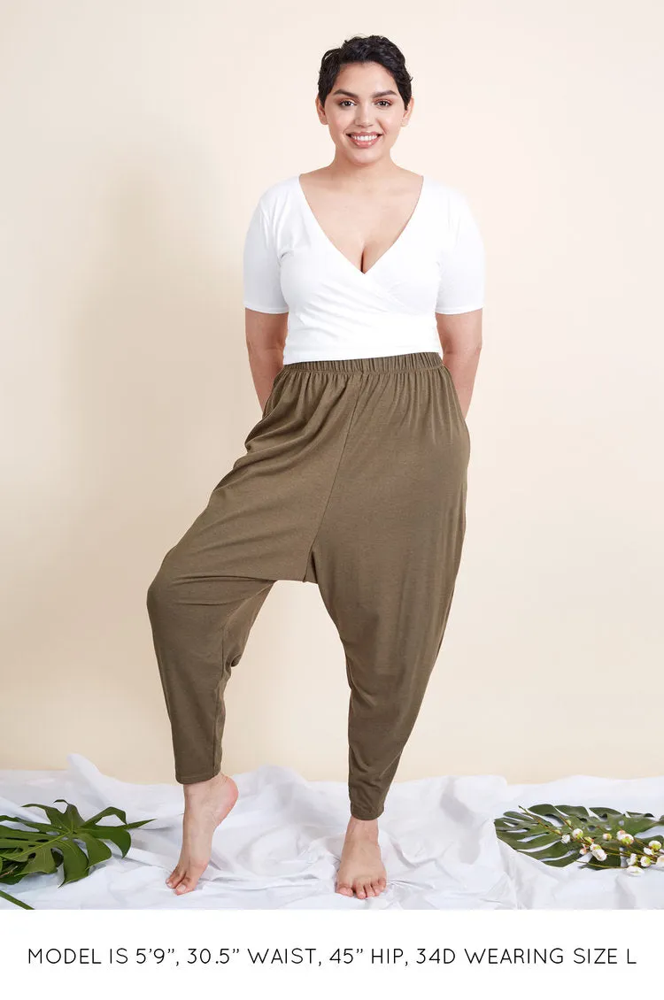 The Organic Wrap Crop Top