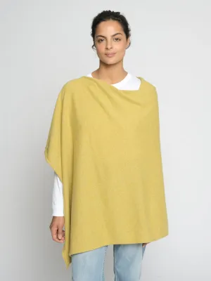 THE PONCHO | Marled Yellow