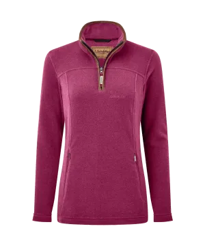 Tilton II Quarter Zip Fleece - Mulberry