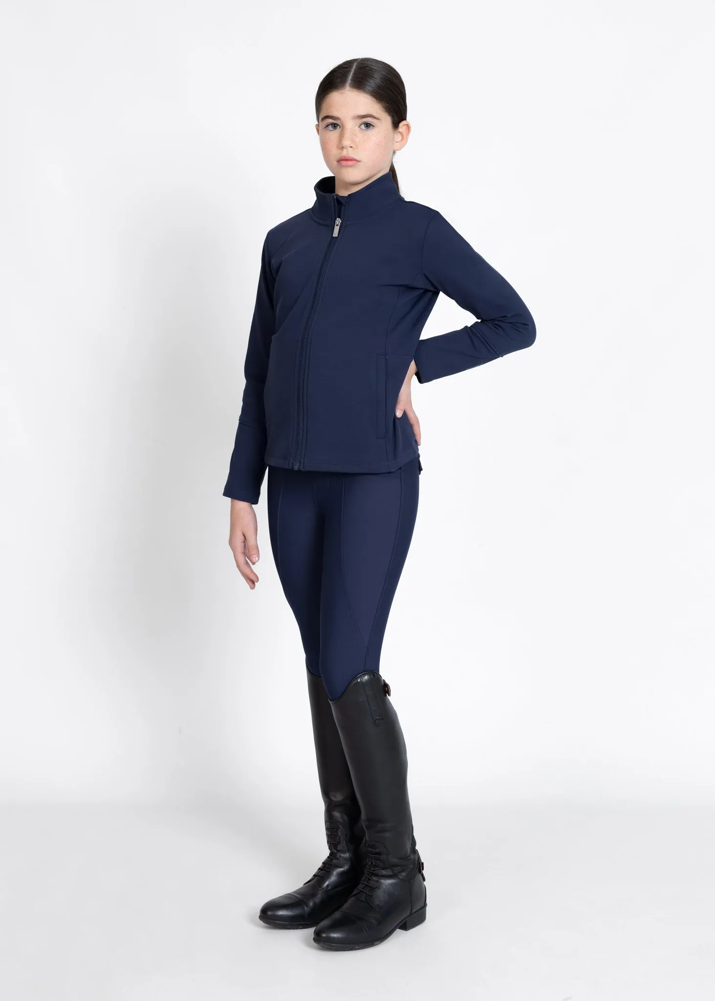 YR Vera Fleeced Jacket (Navy)